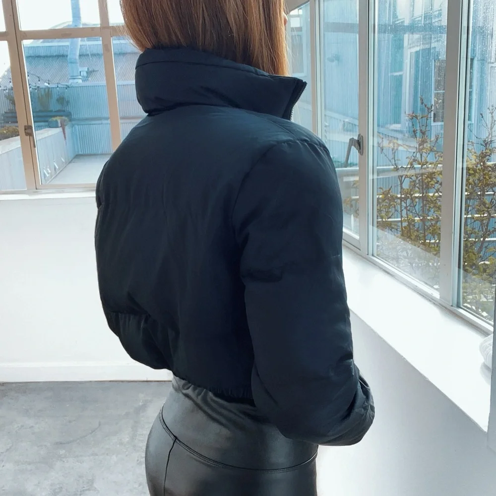 Black Nylon Puffer Jacket - Picture 5 of 5